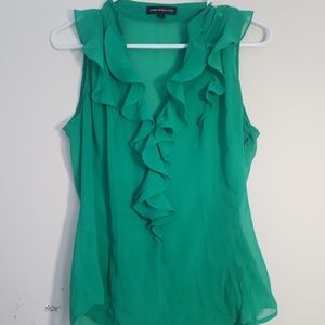 Express green top size large